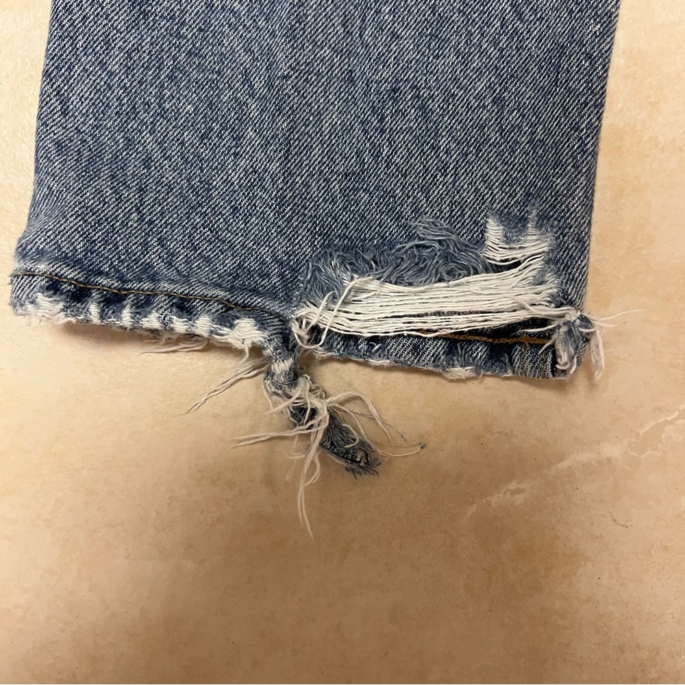 Agolde Blue Button Fly Jeans - Picture 11 of 11